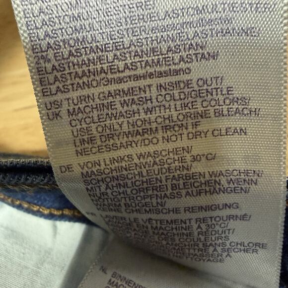 NYDJ Not Your Caught Jeans Marilyn Straight 14 High Rise Blue Women's Classic - Picture 10 of 11